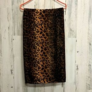0729 Unbranded Reversible Leopard Throw